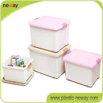 Manufacture 96L Plastic PP Storage Box Container with Wave